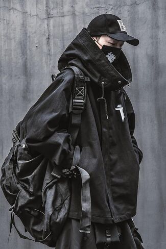 Niepce Inc Japanese Streetwear Zip Up Windbreaker Jackets for Men in Saudi Arabia