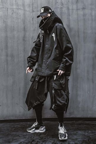 Niepce Inc Japanese Streetwear Zip Up Windbreaker Jackets for Men in Saudi Arabia