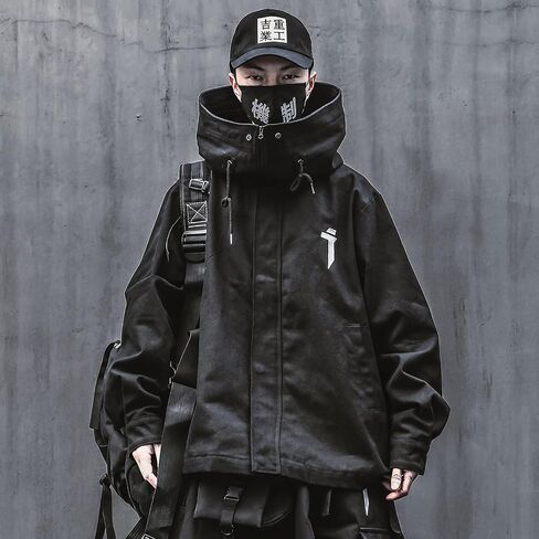 Niepce Inc Japanese Streetwear Zip Up Windbreaker Jackets for Men in Saudi Arabia