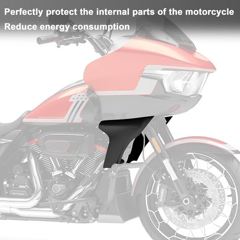 Psler Road Glide Side Fairing لوحة دعم مجموعة قوسين - لوحة جانبية للدراجات النارية Fairing for Touring Road Glide Cvo St Fltrxstse 2024 Fltrxse 2023 2024 Road Glide Fairing Support Bracket （Gloss Black） in Kuwait