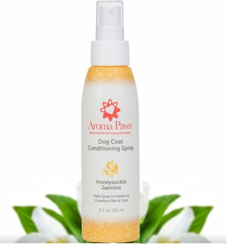 Aroma Paws Scented Dog Coat Spray - Cleansing, Conditioning, Moisturizing - Toxin Free, Healthy Ingredients - Aromatic Grooming Puppy Spray - Loosens Knots, Tangles - 4.5 Oz. 4.5 oz 542 in Saudi Arabia