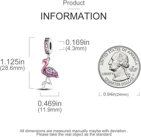 Hongrui 925 Sterling Silver Charm for Women Bracelets and Netclace Fashion Bead Charms for Mother Sisters Friends Hight in Kuwait