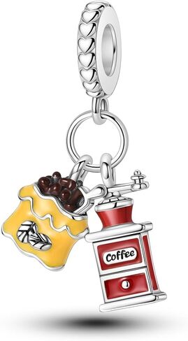 NARMO Charms for Bracelets 925 Sterling Silver Star Dangle Charms Car Keys Lipstick Dangle Charm Beads for Women Bracelets Necklace in Saudi Arabia