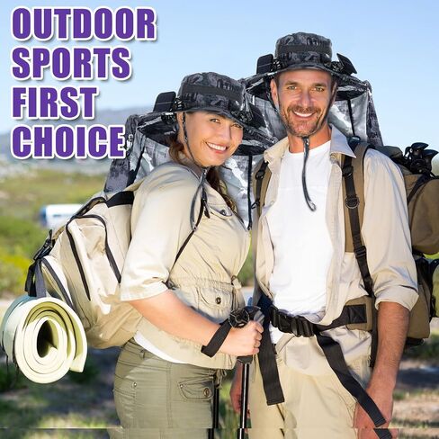 Fishing Hat with 2 Fan Wide Brim Sun Outdoor Hat USB Charging and Solar Powered Fishing Cowboy Hats for Summer Men Women UV Protection Beach Travel Garden Hiking Camping Sports Dark Gray in Saudi Arabia