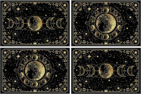 Mystical Decor Moon Table Runner Tarot Decor Gothic Table Runner Astrology Decorations Celestial Party Decorations Supplies Favors Ouija Board Celestial Witchy Room Decor in Saudi Arabia