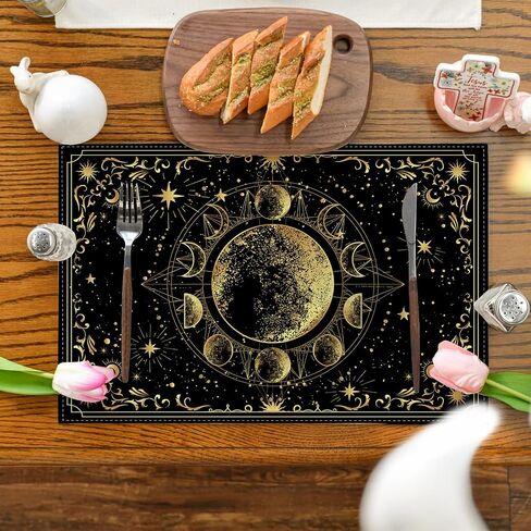 Mystical Decor Moon Table Runner Tarot Decor Gothic Table Runner Astrology Decorations Celestial Party Decorations Supplies Favors Ouija Board Celestial Witchy Room Decor in Saudi Arabia
