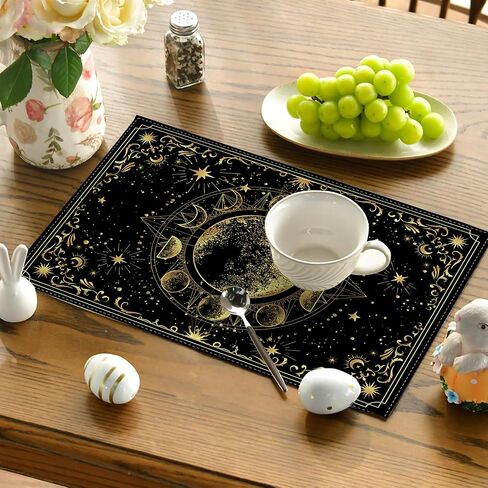 Mystical Decor Moon Table Runner Tarot Decor Gothic Table Runner Astrology Decorations Celestial Party Decorations Supplies Favors Ouija Board Celestial Witchy Room Decor in Saudi Arabia