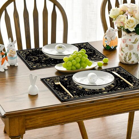 Mystical Decor Moon Table Runner Tarot Decor Gothic Table Runner Astrology Decorations Celestial Party Decorations Supplies Favors Ouija Board Celestial Witchy Room Decor in Saudi Arabia