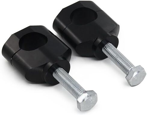 JFG RACING Dirt Bike Handlebar Riser,CNC 1 1/8" 28MM Handle Bar Mounts Clamp for CR125 CR250 02-11/CRF150R 07-24/CRF250R 04-24/CRF250X 04-17/CRF300L 21-24/CRF450R 02-24/CRF450RX 17-24-Black in Saudi Arabia