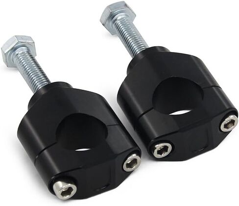 JFG RACING Dirt Bike Handlebar Riser,CNC 1 1/8" 28MM Handle Bar Mounts Clamp for CR125 CR250 02-11/CRF150R 07-24/CRF250R 04-24/CRF250X 04-17/CRF300L 21-24/CRF450R 02-24/CRF450RX 17-24-Black in Saudi Arabia