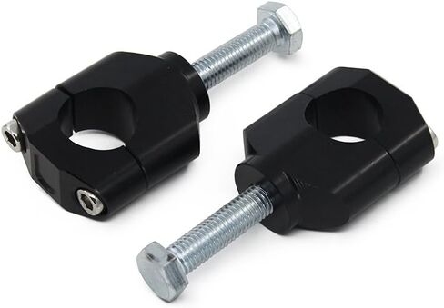 JFG RACING Dirt Bike Handlebar Riser,CNC 1 1/8" 28MM Handle Bar Mounts Clamp for CR125 CR250 02-11/CRF150R 07-24/CRF250R 04-24/CRF250X 04-17/CRF300L 21-24/CRF450R 02-24/CRF450RX 17-24-Black in Saudi Arabia