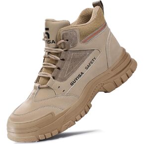 Lightweight Work Safety Shoes Steel Toe Industry Construction Slip Resistant Sneakers