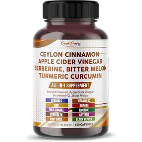 Ceylon Cinnamon Apple Cider Berberine Melon - صنع في الولايات المتحدة الأمريكية
