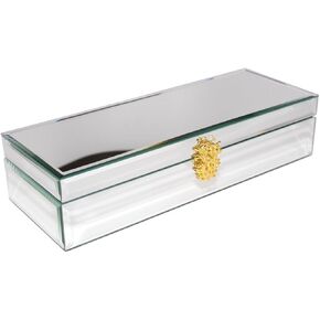 Handmade Classic Watch Box and Jewelry Box for with Glass Finish (Glass)
