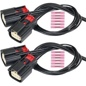 4pcs اشتعال مفصل الموصل pigtrain harness 9u2z14s411ea لفورد V6 V8 Flex for Ford Edge Fusion F150 F350 F250 Super Duty Explorer ، لـ Lincoln MKS MKT MKX - Style 1