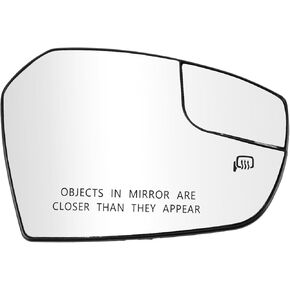 Carbhub Right Passenger RH Side Rear View Heated Mirror Glass with Backplate Compatible with Ford Escape 2017 2018 Replaces Parts Number AM-3823399012 GJ5Z17K707B GJ5Z17K707A