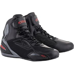 alpinestars أسرع 3 أحذية جافة (9.5) (أسود/رمادي/أحمر)