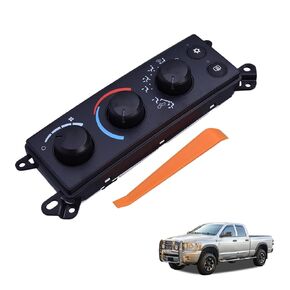 55057079AB HVAC A/C HEATER CONTRY CONTROL SWITER TOWSER مع DODGE RAM 1500 2500 3500 2006-2008 و 2008-2011 DAKOTA ، لوحة التحكم في درجة الحرارة 55057079 ، P55057079 ، 55056569AE