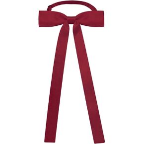 Western Tie, Black Bow Tie for Women Pre-tied Womens Bowtie Ribbon Tie Colonel String Tie for Accessory Graduation
