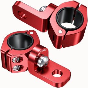 2PCS Light Bar Mounts for ATV, Adjustable CNC Whip Flag Mount Compatible with Motorcycle 4-Wheeler 0.875''/1''/1.125''/1.26" Roll Cage