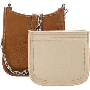 Purse Insert Organizer for Hermes Evelyne 29 Bag PM, Premium Purse Felt Insert (E29, Orange) in Kuwait