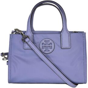 Tory Burch Women's Ella Nylon Shine Mini Tote (Pale Iris)