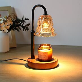 Candle Warmer Lamp, with Timer Dimmer Adjustable Height, Birthday Gifts for Women, for Mom, House Warming Gift New Home, Wax Melt Warmer for Scented Jar Candles, with 2 Bulbs