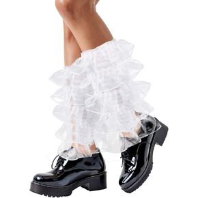 Lolita Leg Warmers for Warming, Y2k Harajuku Gothic Lolita Long Socks for Women and Teen Girls, Fashionable Thigh High Stockings for Casual, Work, School, Special Occasions