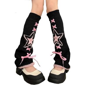 XEPST Harajuku Kawaii Leg Warmers for Girls & Women, 1 Pair
