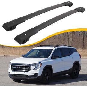 Cross Bars Roof Rack Fit for GMC Terrain 2018 2019 2020 2021 2022 2023 2024 Luggage Rack Crossbar Cargo Carrier with Side Rails