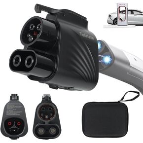 NACS to CCS Adapter Tesla Supercharger Charging Stations for Ford EVs/GM/Rivia for V3/V4 DC 500A 1000V