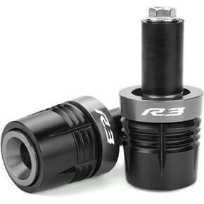MOWOK Fit for Yamaha R3 YZF-R3 YZFR3 YZF R3 2015-2019 2020 2021 2022 2023 2024 2025 Motorcycle Accessories Handle Bar Ends Handlebar Grips Plug Caps Balance Pad