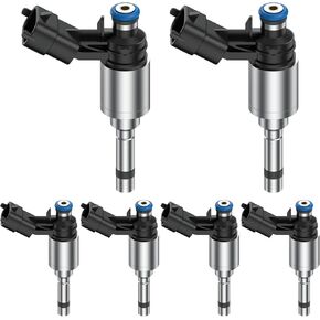 حقن الوقود 6pcs متوافقة مع Chevy Traverse 3.6L 2012-2017 ، ل GMC Acadia 3.6L 2012-2017 ، لبيك جيب 3.6L 2012-2017،6 ثقوب ، 12663380