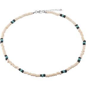 Puka Shell Necklace for Men Surfer Necklace Seashell Chokers Beach Necklace for Women Summer Beaded Necklace Jewelry