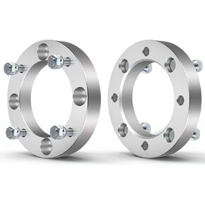 OCPTY 2PCS 1 بوصة فواصل العجلات 4 LUG 4x137MM إلى 4x137mm 110mm نوتية ل Bayou 300 400 للبغال 500 100 للبغال 500 550 550 600 مع 10x1.25 فواصل العجلة