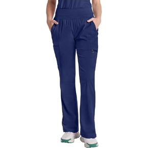 Healing Hands Scrub Pants for Women - Purple Label Bootcut Yoga Pants with 8 Pockets & Knit Waistband - HH002