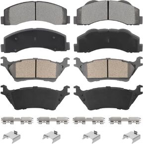 Front & Rear Semi-Metal Brake Pads Set for Ford for F150 2012-2020 8PCS