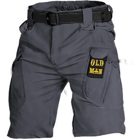 FONMA Mens Cargo Shorts 2025 Summer Outdoor Tactical Shorts Solid/Patriotic Printed Military Pants with Multi Pockets