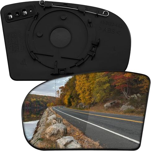 Driver Side Mirror Replacement for Mercedes Benz E Class W211 E320 E350 E500 E55, C Class W203 C230 C240 C280 C320 C350 - Left Side Mirror Glass, Rear View Mirrors Glass with Power Heated in Saudi Arabia