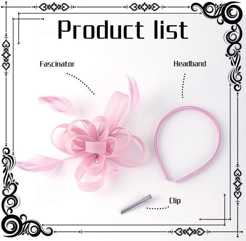 قبعات Derby Derby Church Derby Fascinator للنساء العشرين in Kuwait