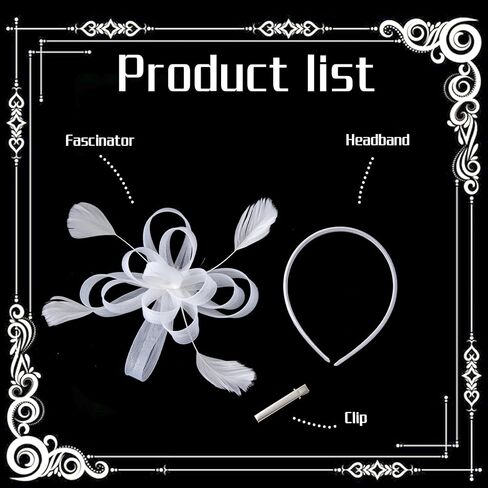 قبعات Derby Derby Church Derby Fascinator للنساء العشرين in Kuwait