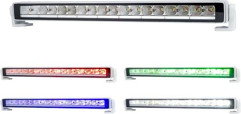 أضواء قارب LED RGBW، أضواء قارب قوية 6.7 بوصة LED مقاومة للماء على سطح السفينة/حوض السفن وأضواء بحرية موزعة، شريط إضاءة LED 12 فولت/24 فولت قطعتان in Kuwait