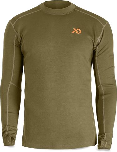 أول قميص طاقم طاقم Lite Lite Lite Long -Sleeve - Merino Wool Midweight Camo Hunting Base ، Johns Johns Long ، Midweight in Kuwait