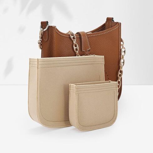 Purse Insert Organizer for Hermes Evelyne 29 Bag PM, Premium Purse Felt Insert (E29, Orange) in Kuwait