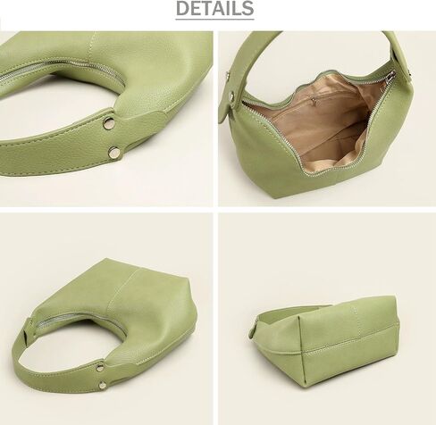 2025 Hobo Handbags, Vegan Leather Shoulder Bags for Women, Clutch Y2K Purse Handbags Tote Bag in Saudi Arabia