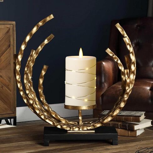 Da by Flameless Candle with Recessed Fairy Lamp, Dynamic Flame Candle Battery Powered with Timer & Remote Control 3-Piece Set in Saudi Arabia