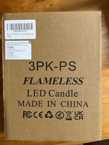 Da by Flameless Candle with Recessed Fairy Lamp, Dynamic Flame Candle Battery Powered with Timer & Remote Control 3-Piece Set in Saudi Arabia