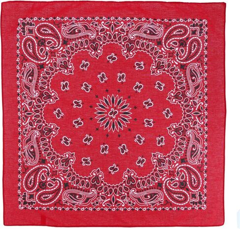 CTM® Modern Paisley 20x20 Cotton Bandana in Kuwait