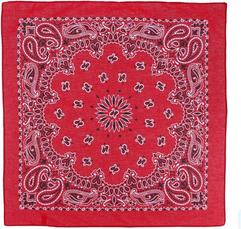 CTM® Modern Paisley 20x20 Cotton Bandana in Kuwait