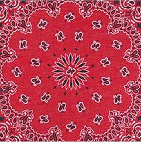 CTM® Modern Paisley 20x20 Cotton Bandana in Kuwait